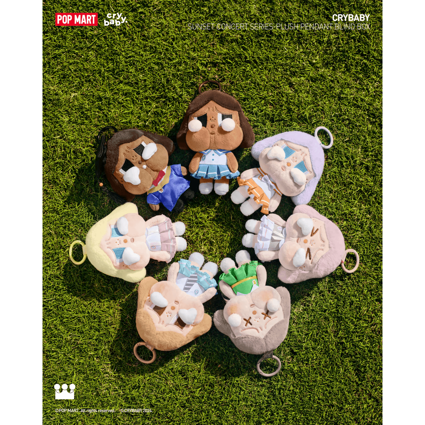 CRYBABY Sunset Concert Series Plush Pendant