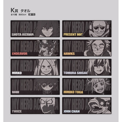 My Hero Academia -Rushing- Prize K - Towels