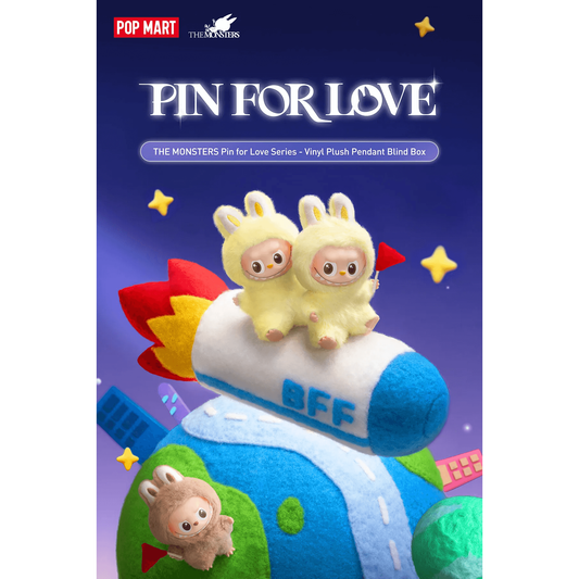 THE MONSTERS Pin for Love Series Vinyl Plush Pendant (A-M)