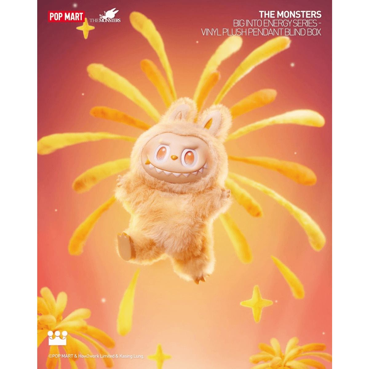 THE MONSTERS Big Into Energy Series Vinyl Plush Pendant