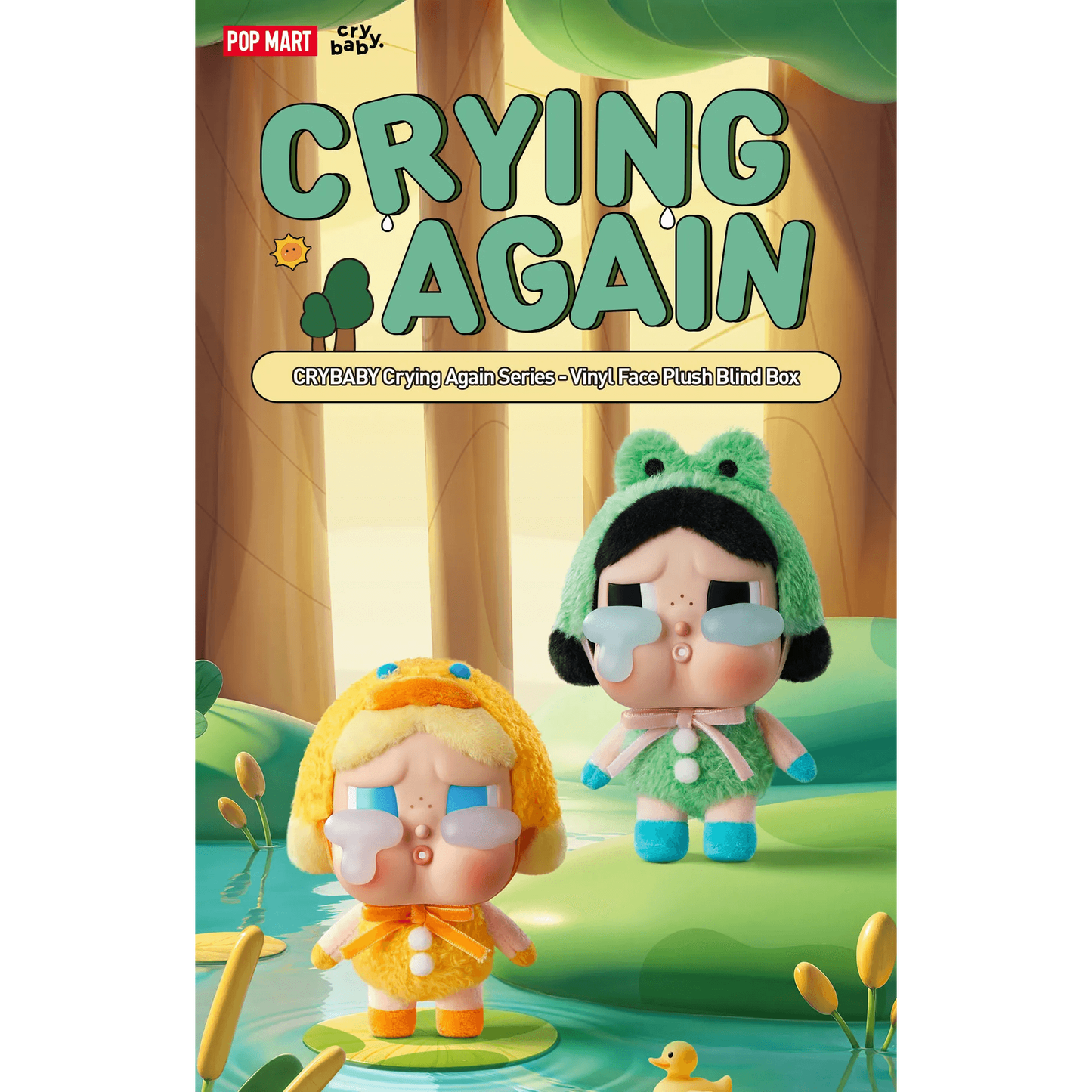 CRYBABY Crying Again Series Vinyl Face Plush