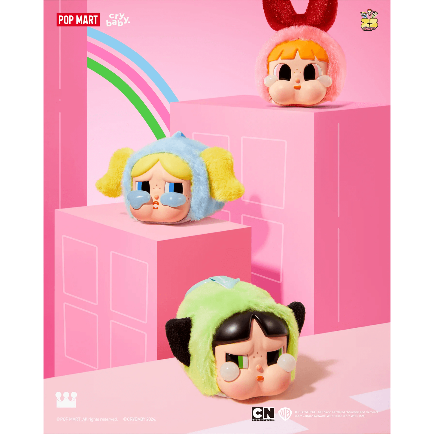 CRYBABY x Powerpuff Girls Series Vinyl Face Plush