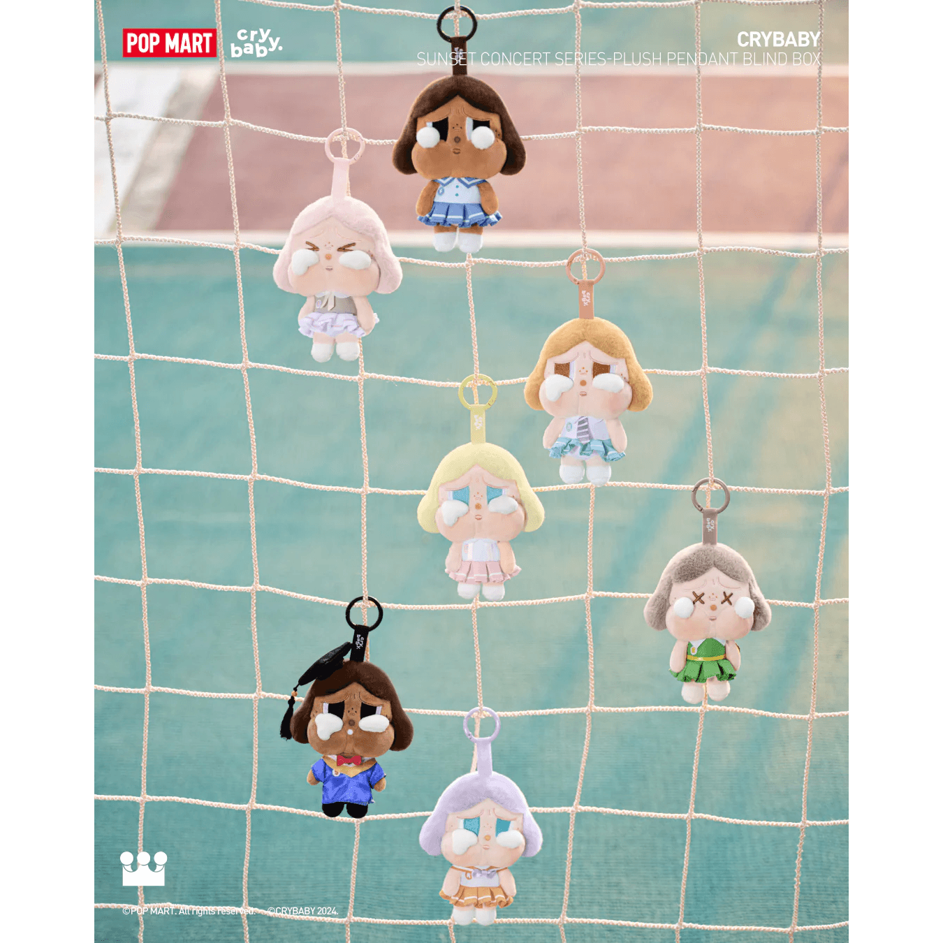 CRYBABY Sunset Concert Series Plush Pendant