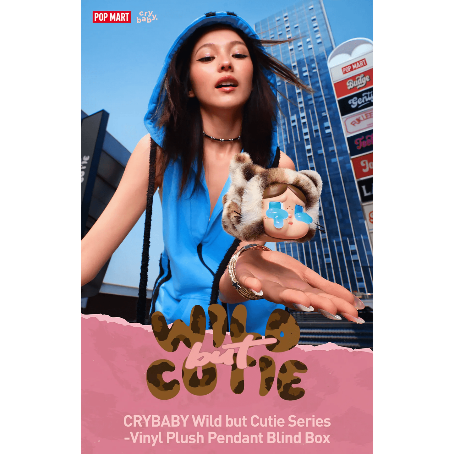 CRYBABY Wild But Cutie Series Vinyl Plush Pendant