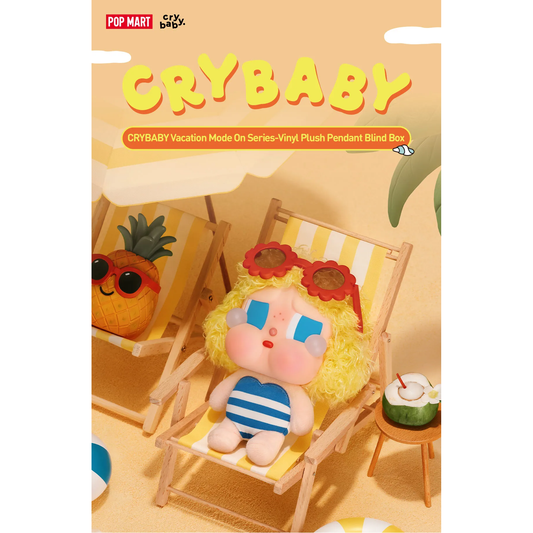 CRYBABY Vacation Mode On Series Vinyl Plush Pendant